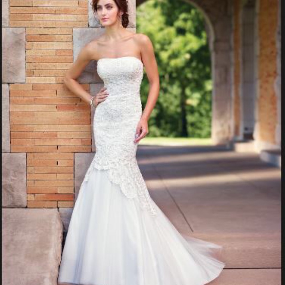 David Tuterra Mon Cheri wedding dress